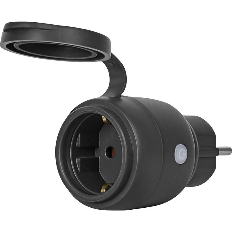 OSRAM SMART+ WIFI MATTER Funk-Steckdose Schwarz 230V Alexa Steuerung - 4099854419249