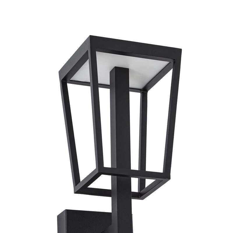 Lucande Außenwandleuchte Lynx LED Gartenleuchte mit Bewegungsmelder schwarz - 4255830915734