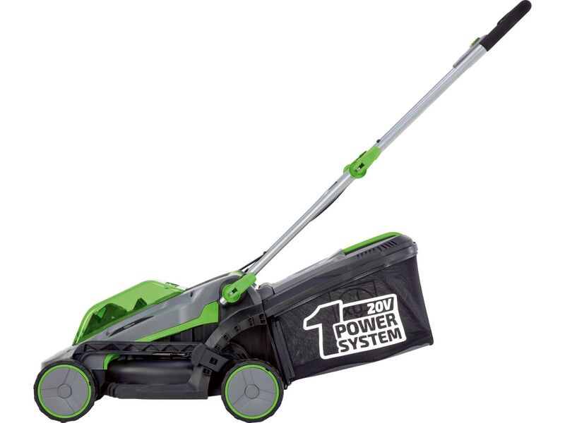 LUX-TOOLS Akku-Rasenmäher A-RM-1x20/33 Mäher 20 V 4 Ah Lithium-Ionen Akku 35 l - 4007871960903