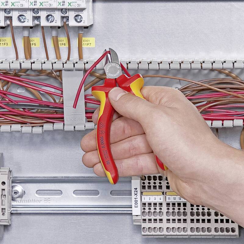 Knipex Seitenschneider VDE 70 06 125 Kombizange Handwerkzeug Drahtschneider - 4003773018124