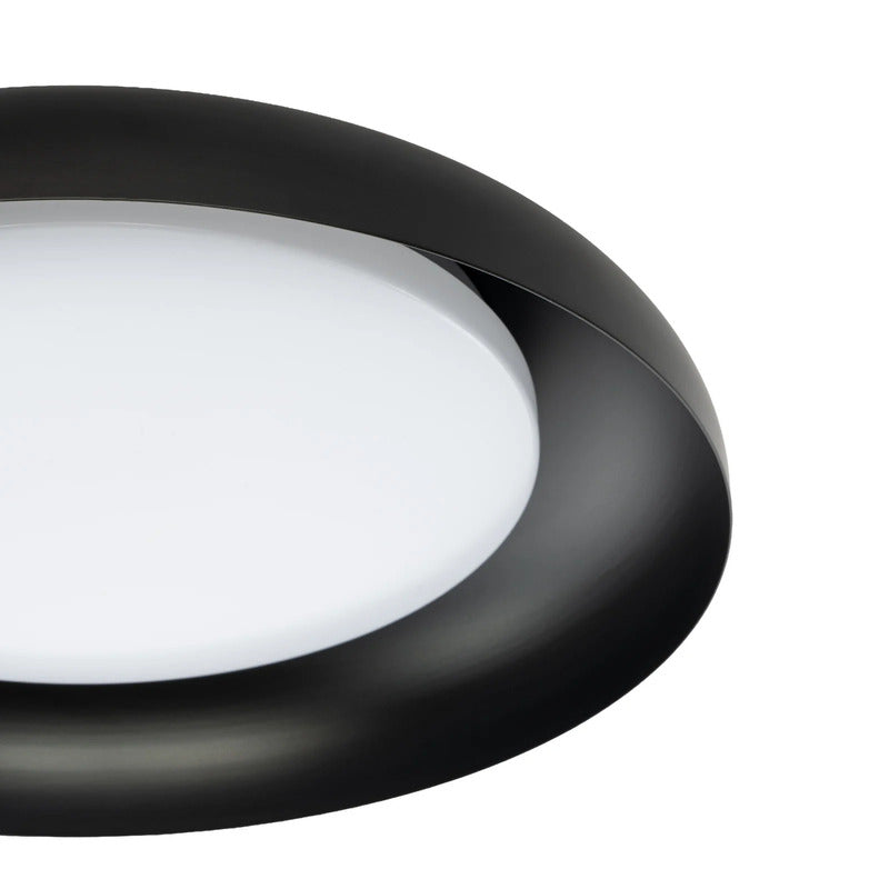 Lindby Deckenleuchte Florie LED Lampe Leuchte schwarz weiß Ø40cm 3000K 1200Lumen - 0000010048999