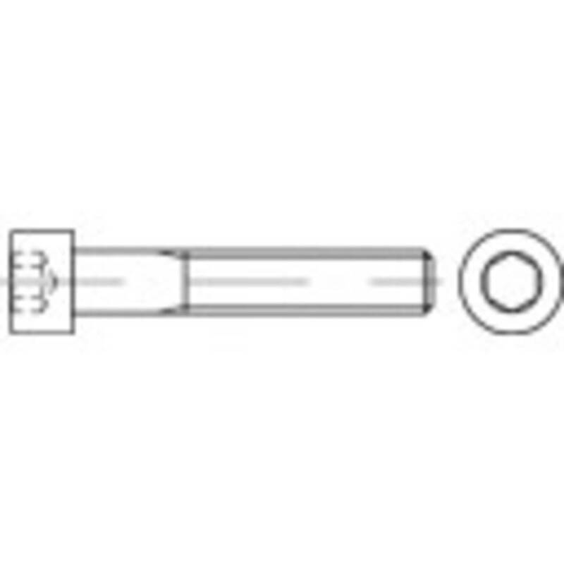 Toolcraft ZYLO-SCHR Zylinderschrauben Schrauben DIN912 M8x45 galvanisch verzinkt - 4053199073955