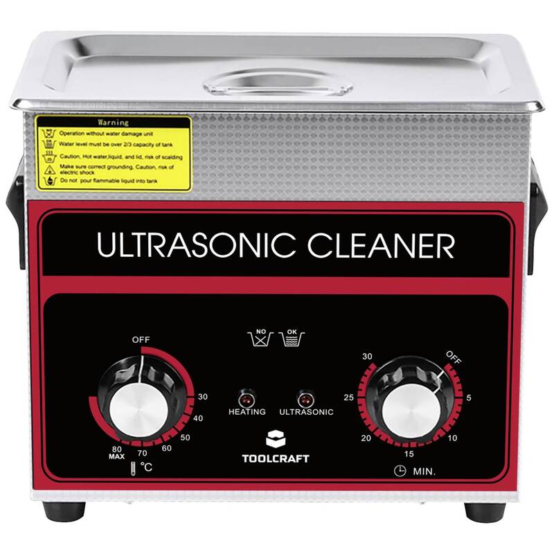 Toolcraft Ultraschallreiniger USC-320 Edelstahl Schmuckreiniger 3,2l 280W - 4064161302133
