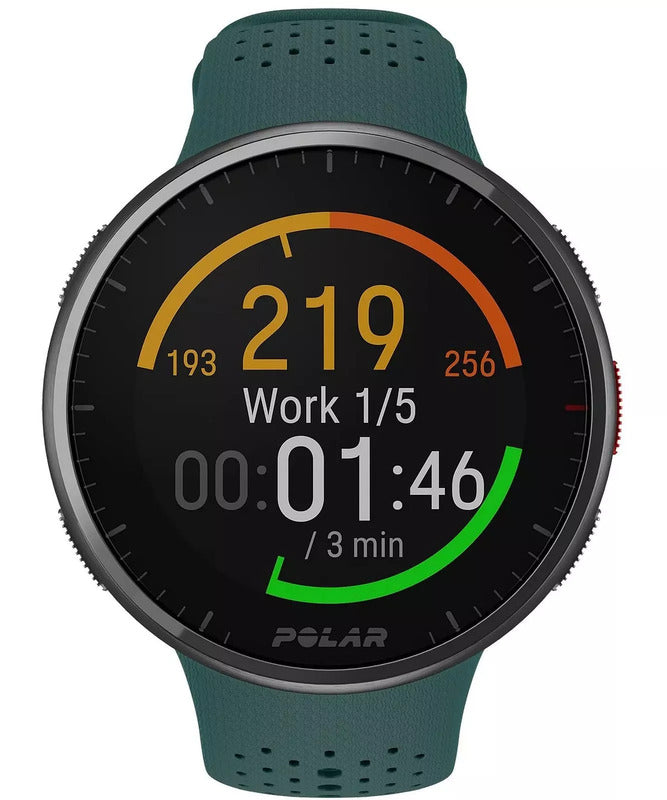 POLAR Pacer Pro Fitnessuhr Uhr Laufuhr Smartwatch Sportuhr GPS Grün Größe S M L - 0725882060521