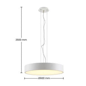 B-Ware Arcchio Hängeleuchte Pendelleuchte LED weiß Noabelle Lampe Metall Acryl 60 cm