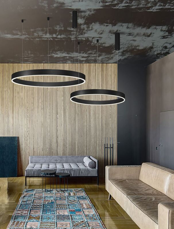 Nova Luce Pendelleuchte Hängelampe Motif LED dimmbar gold Acryl opal matt - 5212017443656