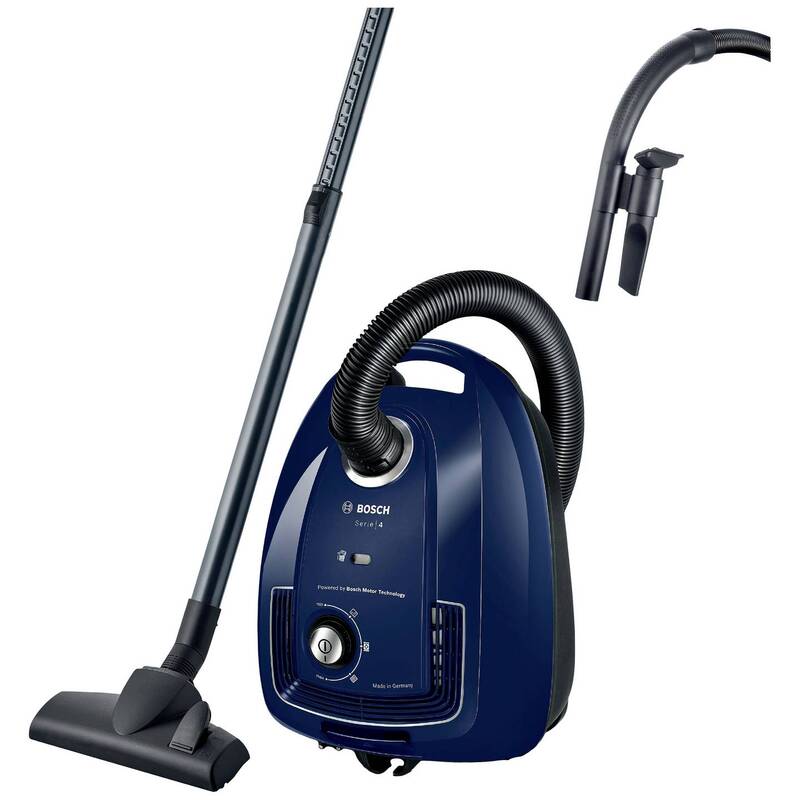 Bosch Bodenstaubsauger Beutelstaubsauger Blau Recycelter Kunststoff Zubehör - 4242005364022
