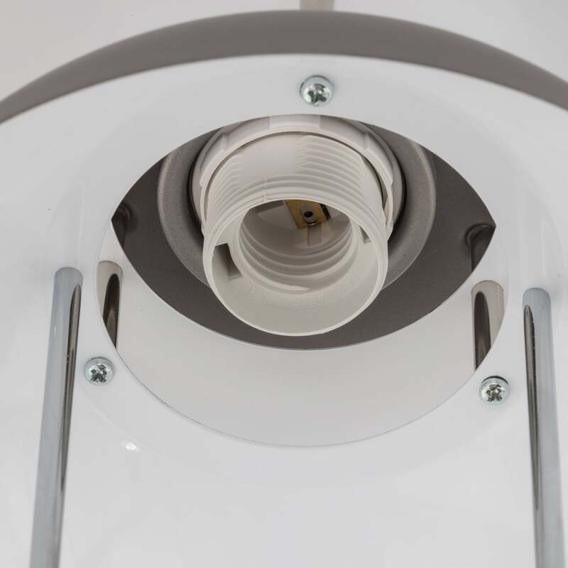Lindby Hängelampe Hängeleuchte Nadija LED Pendelleuchte dimmbar grau 43cm - 4251096525465