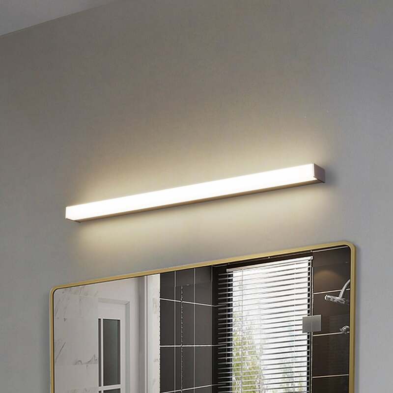 Lindby Wandlampe Wandleuchte LED Philippa Aluminium Acryl IP44 eckig alufar680 - 4251911795875