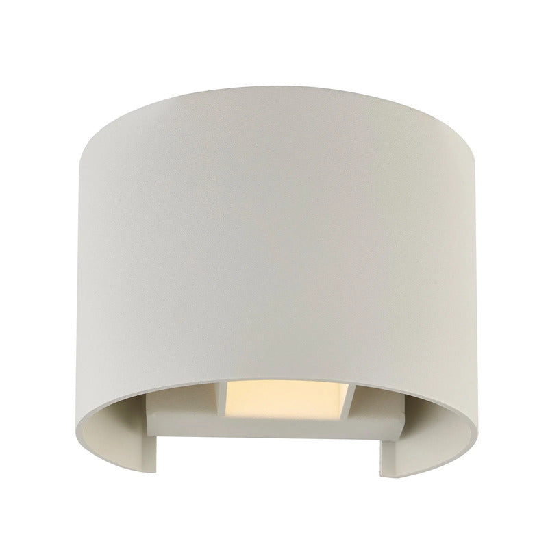 Arcchio Wandleuchte Zuzana LED Wandlampe dimmbar Aluminium weiß 13cm breit - 4251096545142