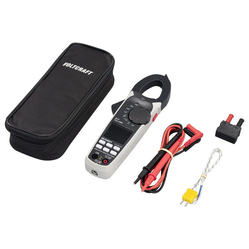 Voltcraft Stromzange VC538 True RMS CAT III 600V 1000A AC DC Bluetooth - 4064161333403