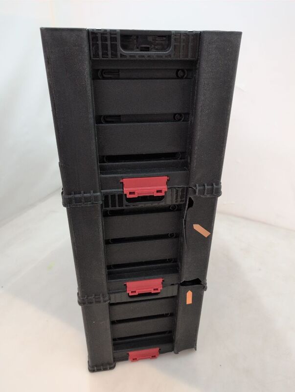 Keter Werkstattwagen schwarz 7 Schubladen Werkzeugwagen Handwerkzeug 60x38x83cm - 7290106925144