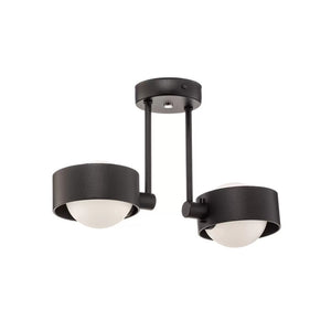 B-Ware Deckenleuchte Mado aus Stahl blau zweiflammig Deckenlampe Leuchte Lampe G9 Spot