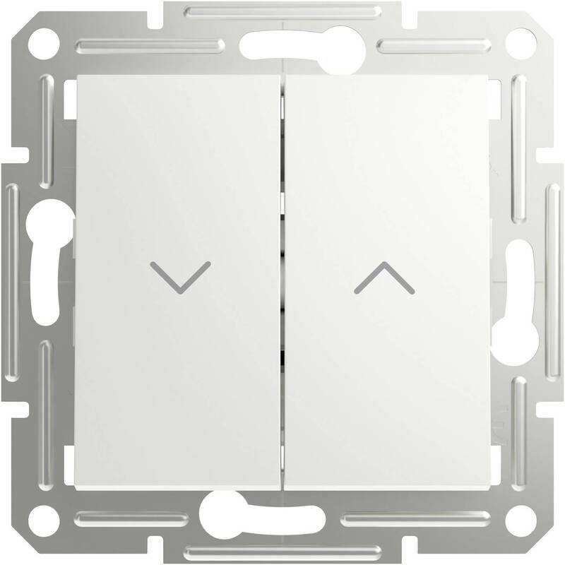 Schneider Electric Rollladenschalter Asfora EPH1370521D 250VAC 10A Weiß IP20 - 3606486875582