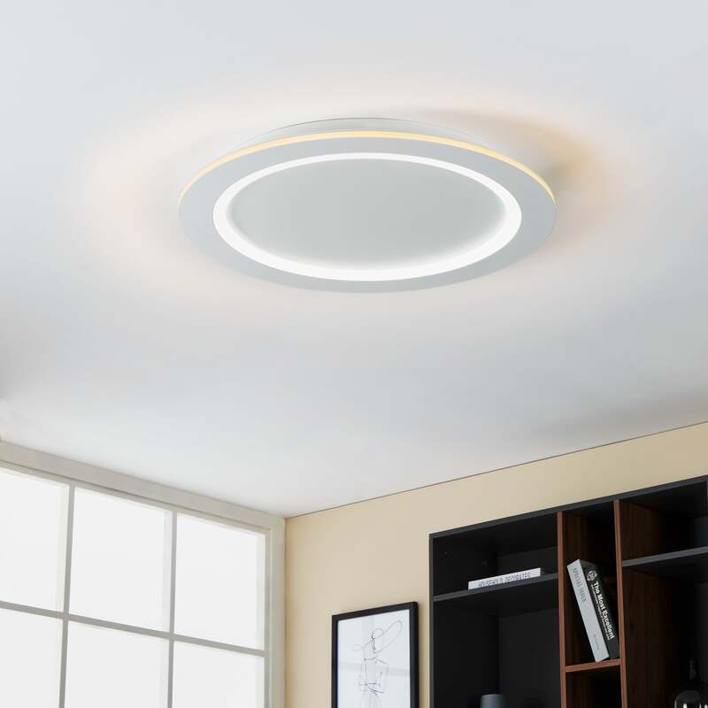 EGLO connect Deckenleuchte Deckenlampe LED Smart Home weiß App Sprachsteuerung - 9008606244225