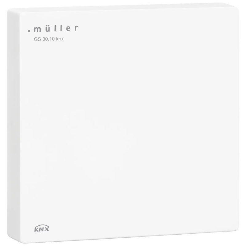 MÜLLER Raumtemperaturregler KNX 24302 Hygrostat Wandmontage Studioweiß IP20 - 4022709243027