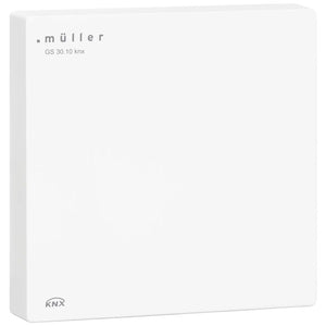 B-Ware MÜLLER Raumtemperaturregler KNX 24302 Hygrostat Wandmontage Studioweiß IP20