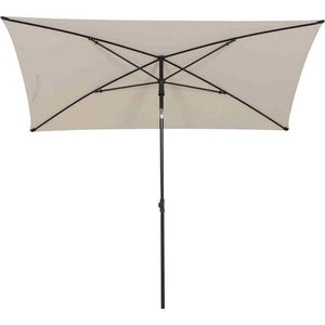 B-Ware Siena Garden City Mittelstockschirm anthrazit/natur 210x140cm UPF 50+