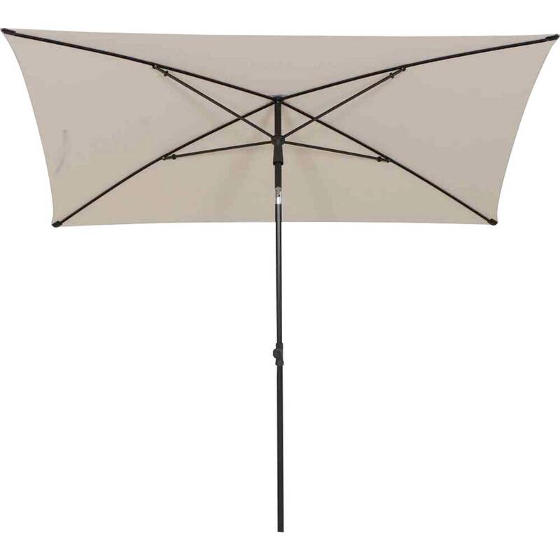 Siena Garden City Mittelstockschirm anthrazit/natur 210x140cm UPF 50+ - 4055938415750