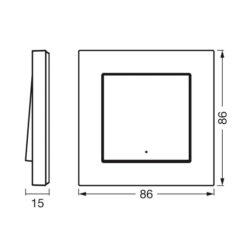 OSRAM Schalter Wandschalter Fernbedienung SMART+ WIFI weiß magnetisch Smart Home - 4058075849846