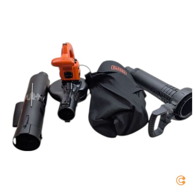 Black & Decker Laubsauger Elektro 2900W 3-in-1 mit Blasen und Saugfunktion - 5035048705155