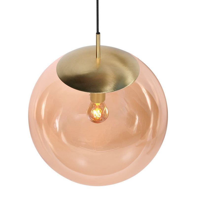 Steinhauer Hängeleuchte Bollique LED Pendelleuchte dimmbar messing Ø40cm Glas - 8712746177541