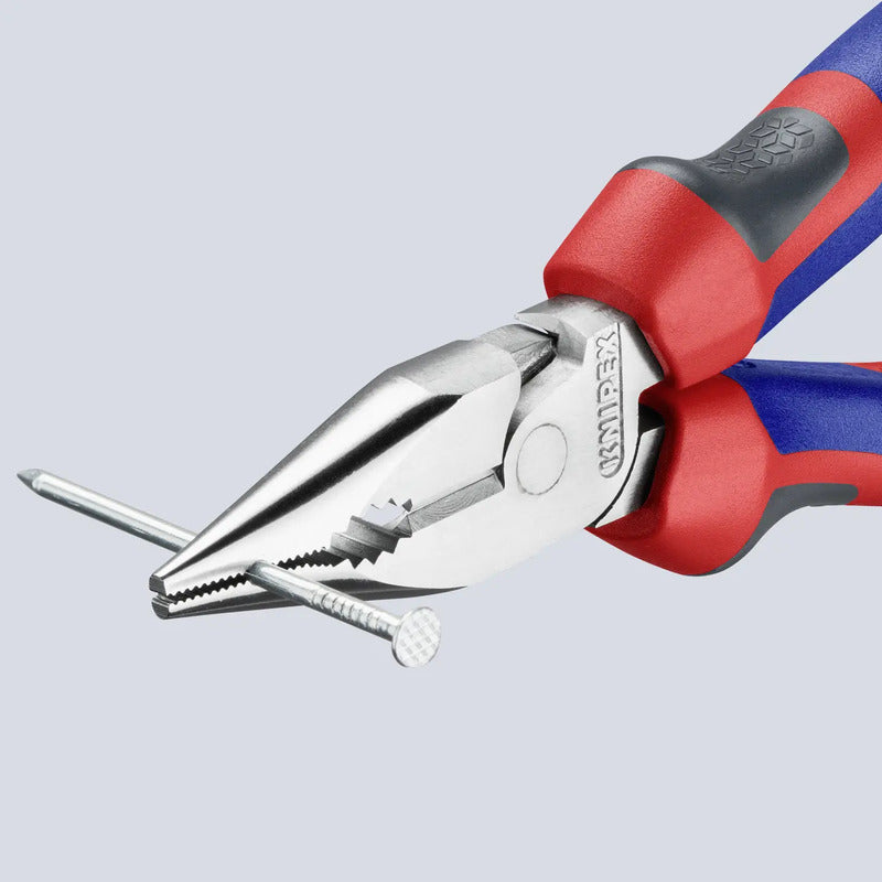 KNIPEX Kombizange 145mm verchromt für Werkstatt Schneidwerte bis 3mm - 4003773078975