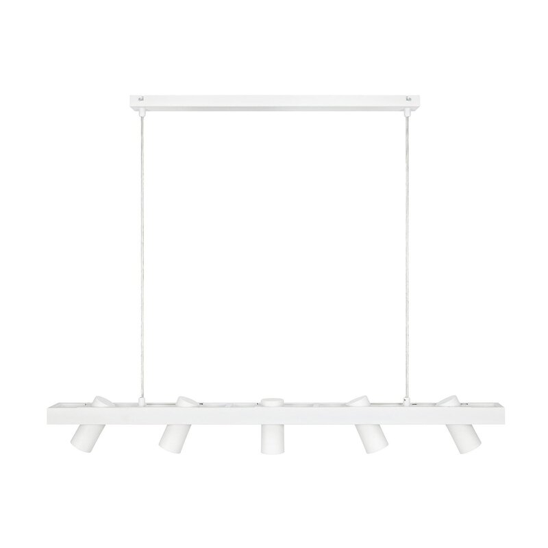 Markslöjd Hängeleuchte Pendelleuchte Torino weiß LED 5 flammig Metall GU10 Lampe - 7330024586024