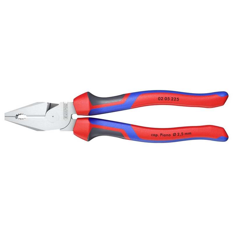 Knipex Kombizange Kraftzange 225mm Werkzeugstahl induktiv gehärtet 63HRC 400g - 4003773010005