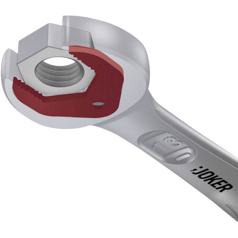 Wera Joker Maul- und Ringratschenschlüssel 17mm 80 Zähne Chrom-Molybdän - 4013288164384