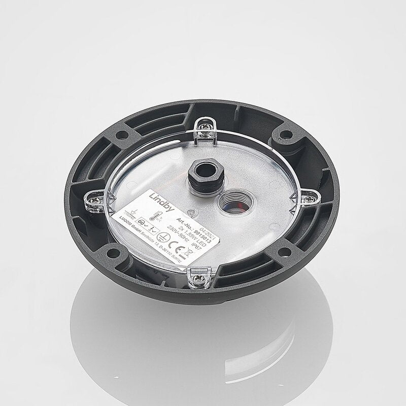 Lindby Bodenstrahler Wegeleuchte LED Strahler dunkelgrau Aluminium Kunststoff - 4251911705973