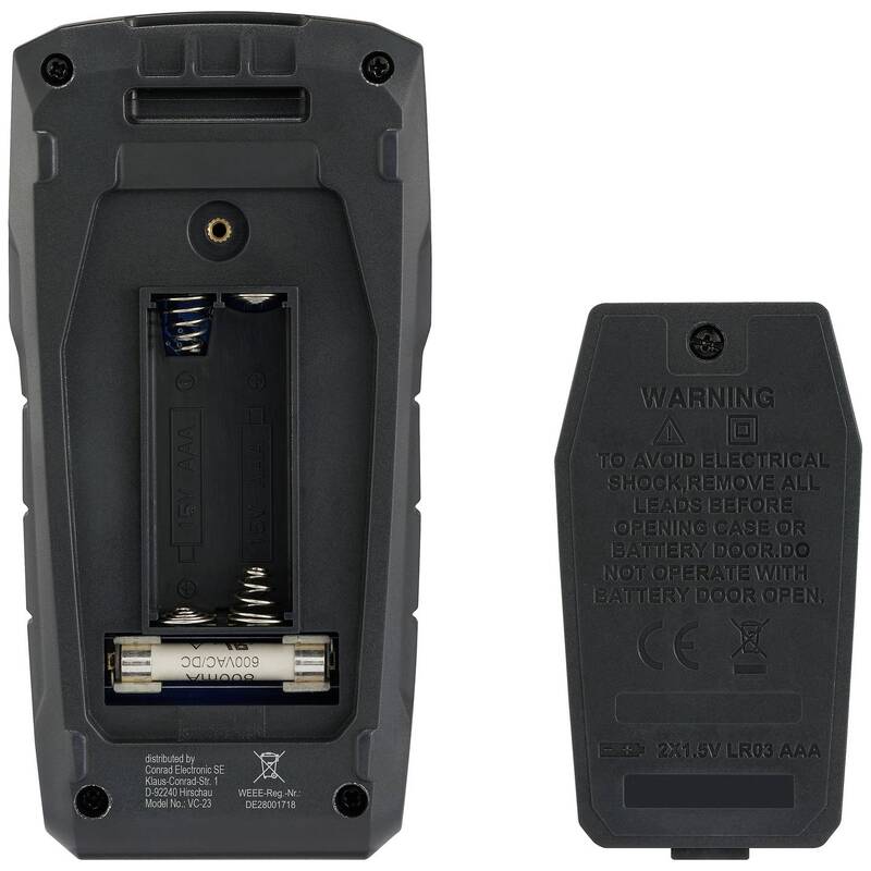 VOLTCRAFT VC-23 Digitales Hand-Multimeter Strommesser Spannungsmesser Messgerät - 4064161317618
