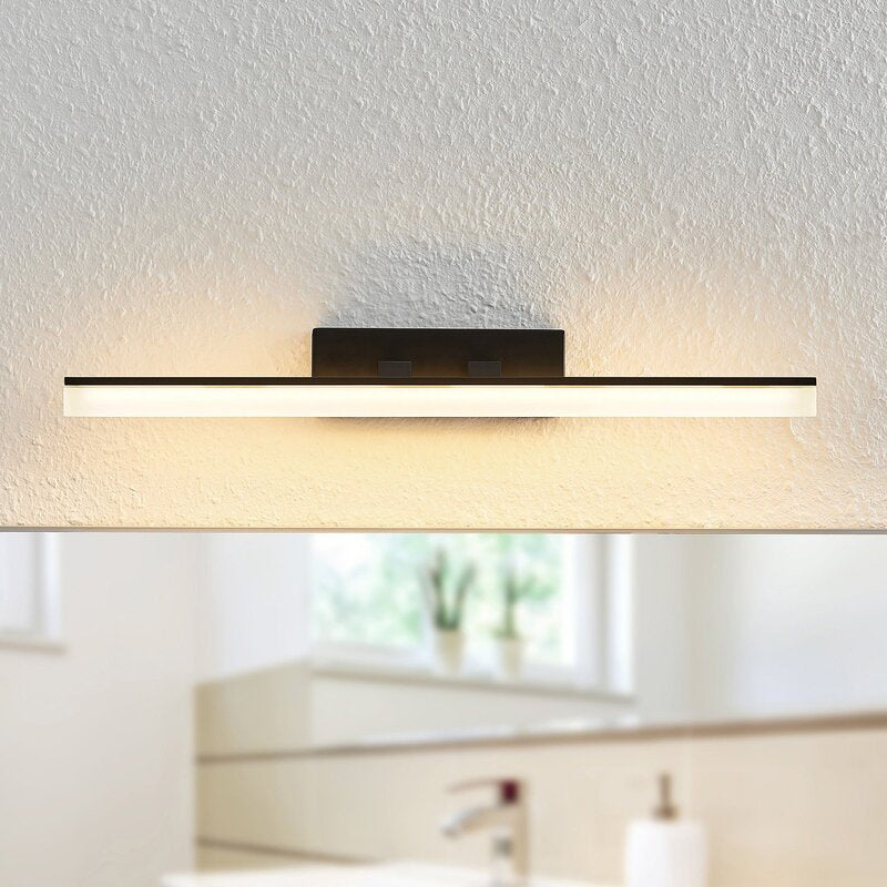 Lucande Wandleuchte Wandlampe LED Leuchte schwarz weiß warmweiß Badezimmer I84 - 4251096597288
