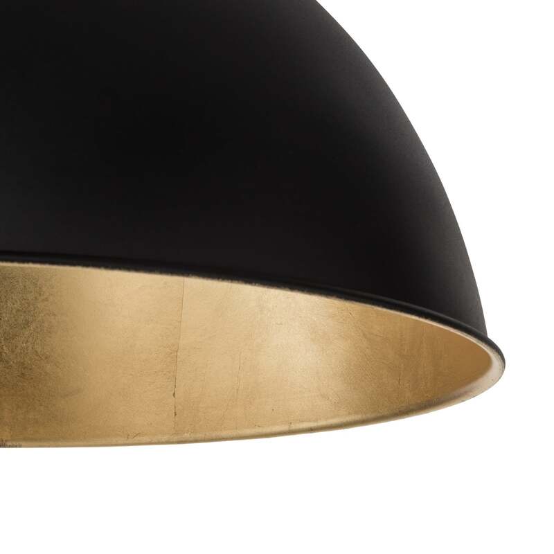Lindby Stehleuchte Jonera LED Bogenlampe Lampe schwarz gold 185cm Höhe 45cm - 4251096529845