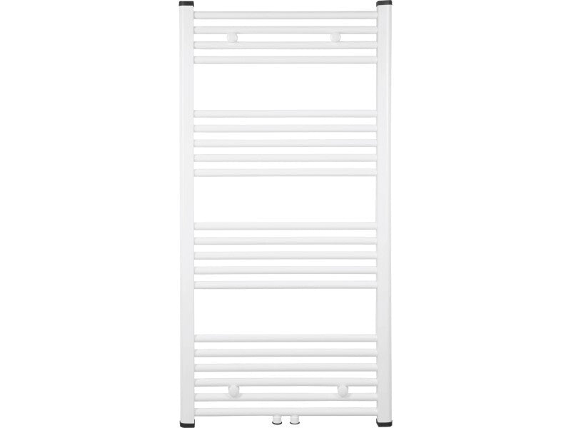 Wasserführender Heizkörper 637W 60x120cm Handtuchheizkörper weiß 2in1-Anschluss - 4007871196425