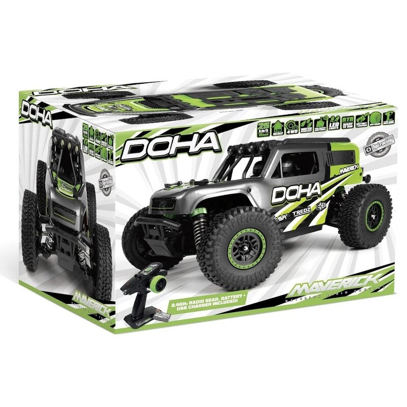 Maverick Doha 1/20 4WD Elektro Truck RC Modellfahrzeug ferngesteuert 1:20 grau - 5050864034968