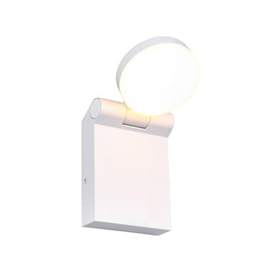 B-Ware Trio Lighting Außenwandleuchte Wandlampe LED Adour weiß matt kippbar IP44 CCT