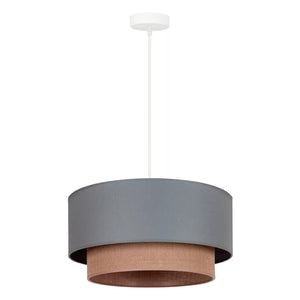 B-Ware Hängeleuchte Boho ø 45 Cm 1flg. Salbeigrün/Jute Deckenleuchte Hängelampe Lampe