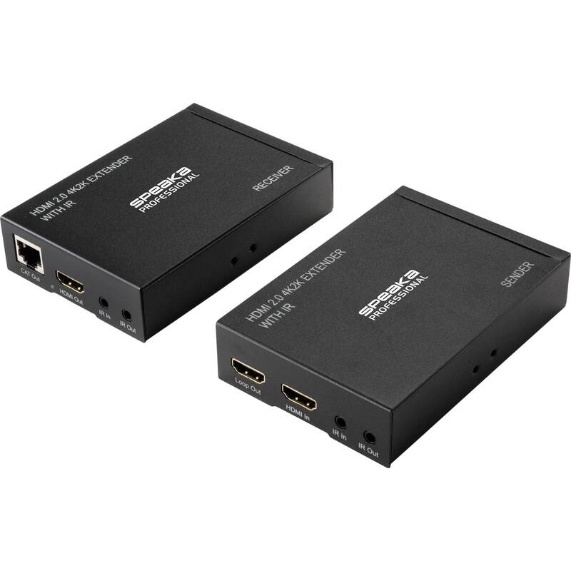SpeaKa Professional SP-HDE-300 HDMI 50M Extender Verlängerung Verlängerungskabel - 4064161166414