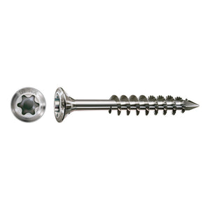 B-Ware Spax Schraube T-STAR A2 5 x 70mm Edelstahlschraube Linsensenkkopf TG 100 Stück