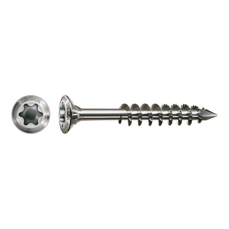 Spax Schraube T-STAR A2 5 x 70mm Edelstahlschraube Linsensenkkopf TG 100 Stück - 4003530184130