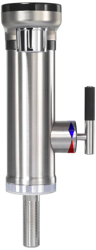 SYGONIX Elektrischer Wasserhahn Edelstahl LED Sanitäranlage Wasseraufbereitung - 4064161260211