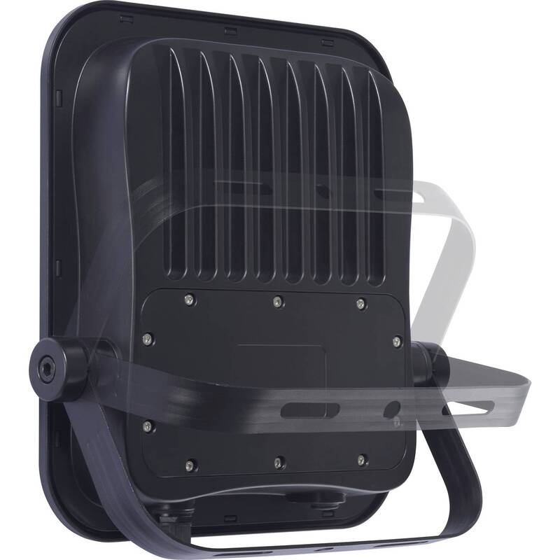 SYGONIX Strahler Fluter Solar LED Außenleuchte Panel Fernbedienung Schwarz - 4064161320342
