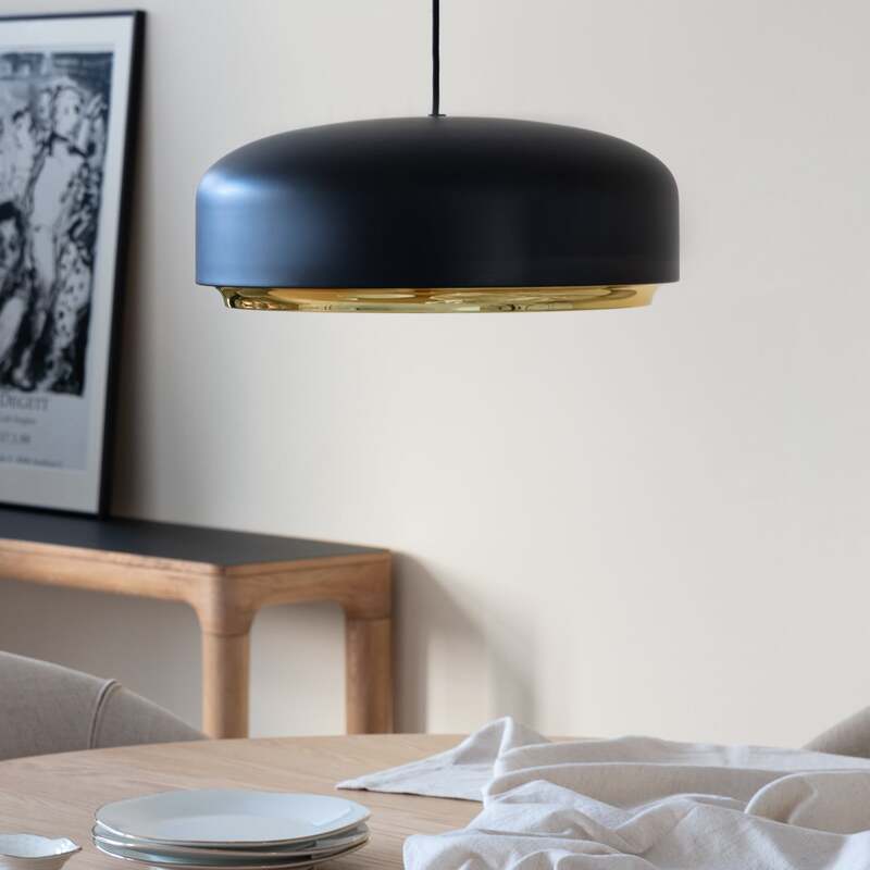 Umage Hängeleuchte LED Pendelleuchte Hazel schwarz Messing Aluminium Ø 40 cm - 5710302024400