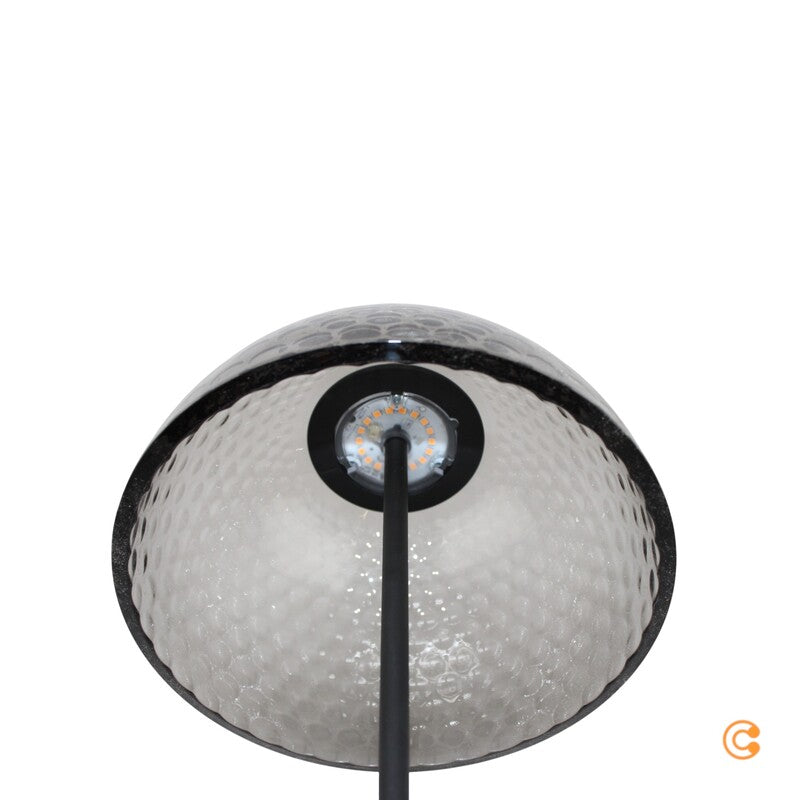 Kartell Pumo Tischleuchte Lampe LED rauchgrau schwarz Kompaktleuchte Wohnzimmer - 8058967362312