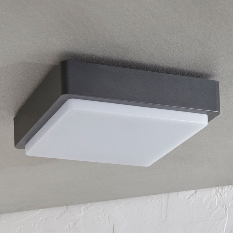 Lindby Deckenleuchte Außenlampe LED Lampe warmweiß dunkelgrau weiß IP65323 - 4251096561159