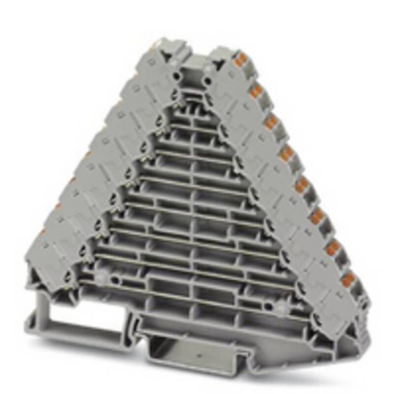 Phoenix Contact Rangierverteiler PTRV 8/GY 8.3mm Zugfeder grau 250V 8A 10 Stück - 4055626436708