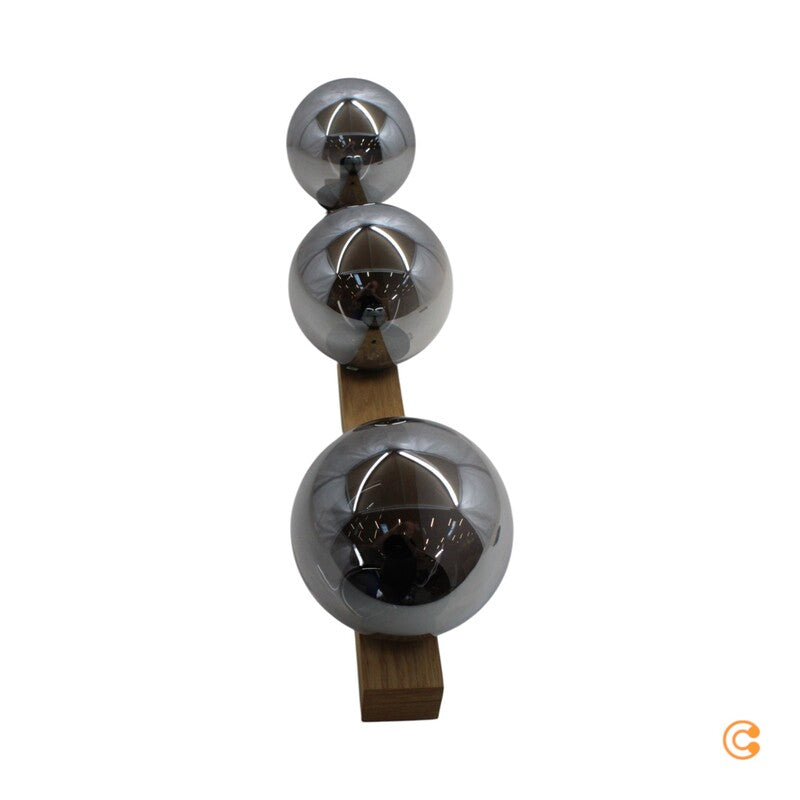 JUST LIGHT Deckenleuchte Lampe Green Widow Glaskugeln dreiflammig schwarz grau - 4043689994914