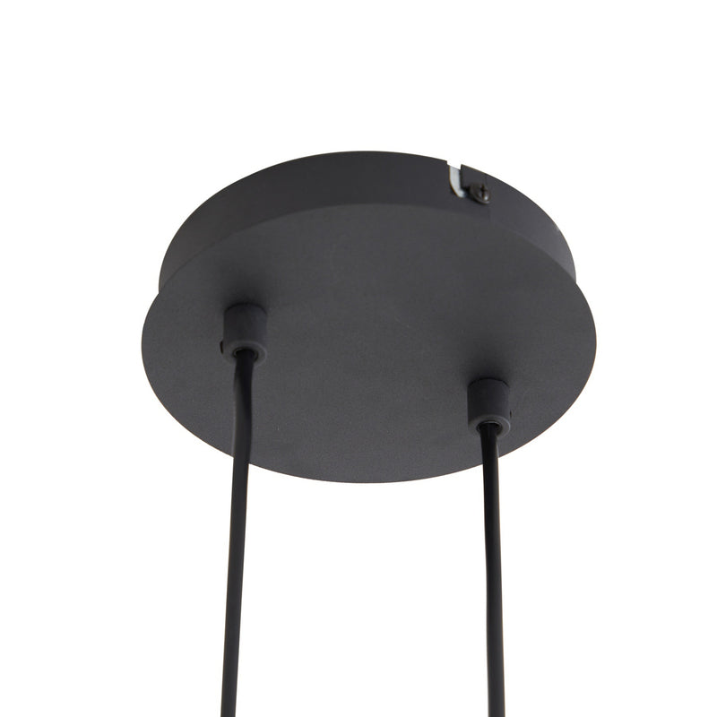 Lindby Pendelleuchte Hängelampe rauchgrau amber Leuchte LED Hängelampe Lampe - 4251911797756