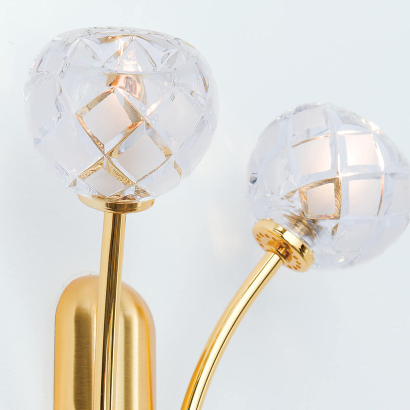 Maderno Bleikristall-Wandleuchte Wandlampe Leuchte Lampe Wandbeleuchtung Licht - 9003090255528